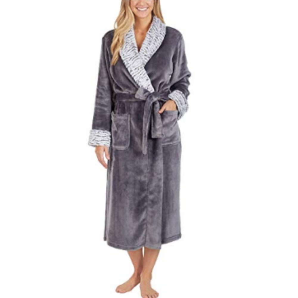 Carole Hochman Ladies' Plush Wrap Robe - Picture 7 of 8